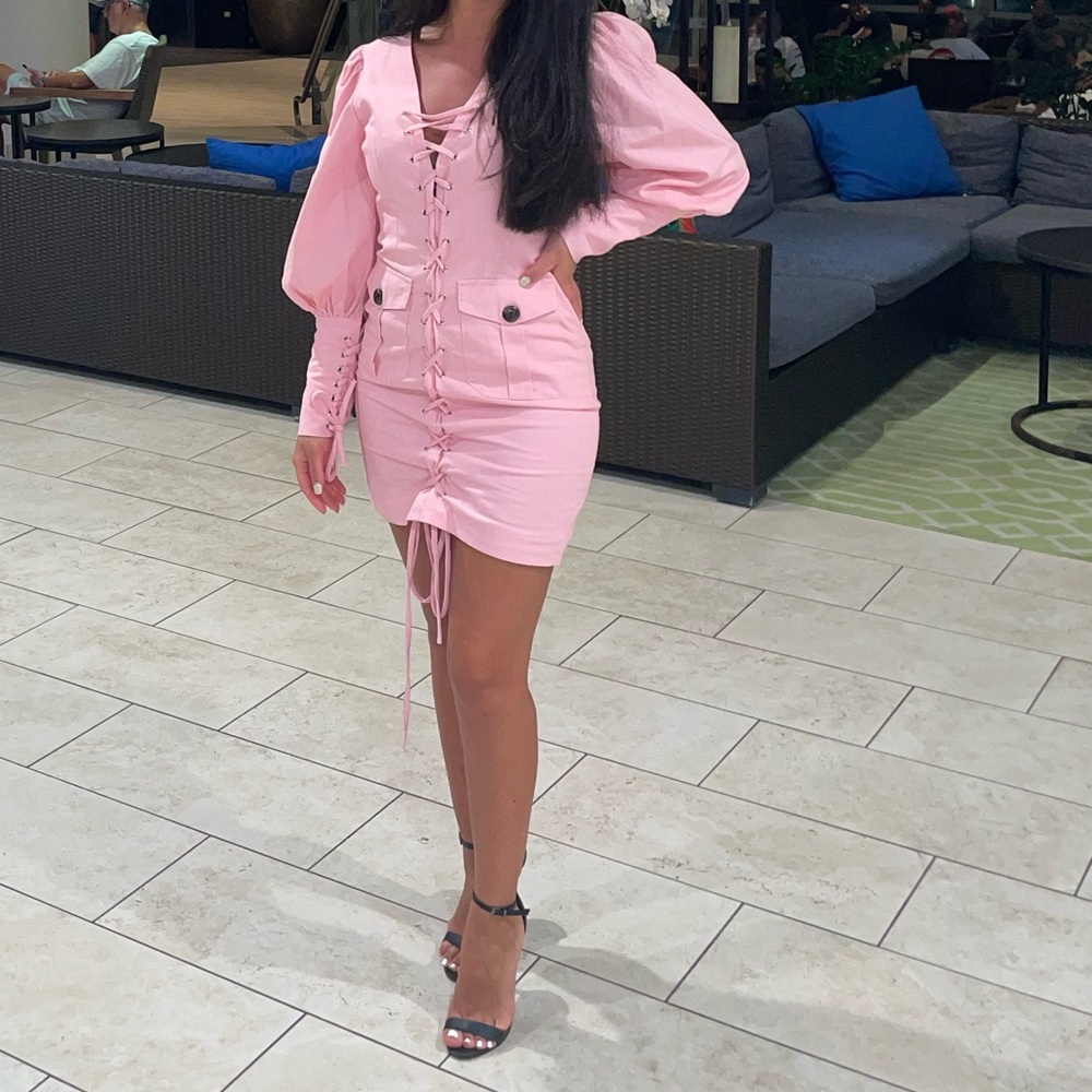 Pink dress